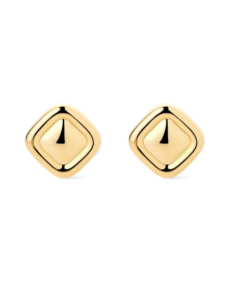 Clara 14K Gold-Plated Stud Earrings