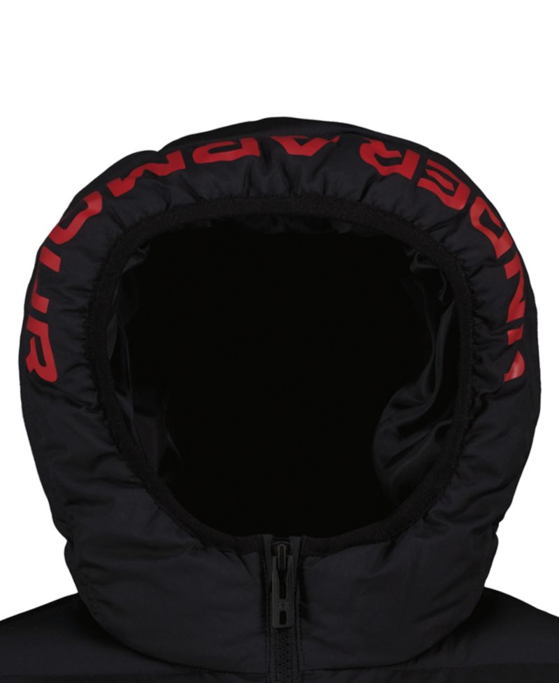 Boys' 8-20 Logo Full-Zip Puffer Hooded Jacket