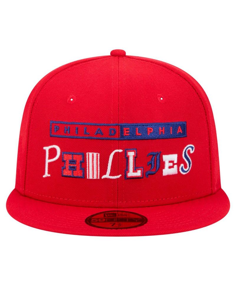 Men's Red Philadelphia Phillies Ransom 59FIFTY Fitted Hat