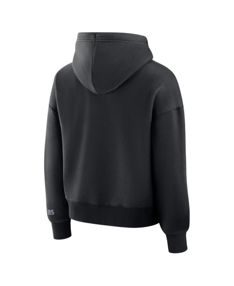 Women's Black Las Vegas Raiders Legacy Fleece Pullover Hoodie