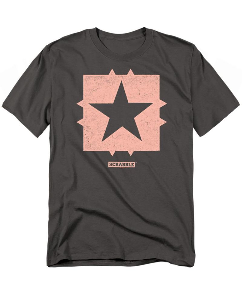 Men's Scrabble Middle Square Free Space T Shirt