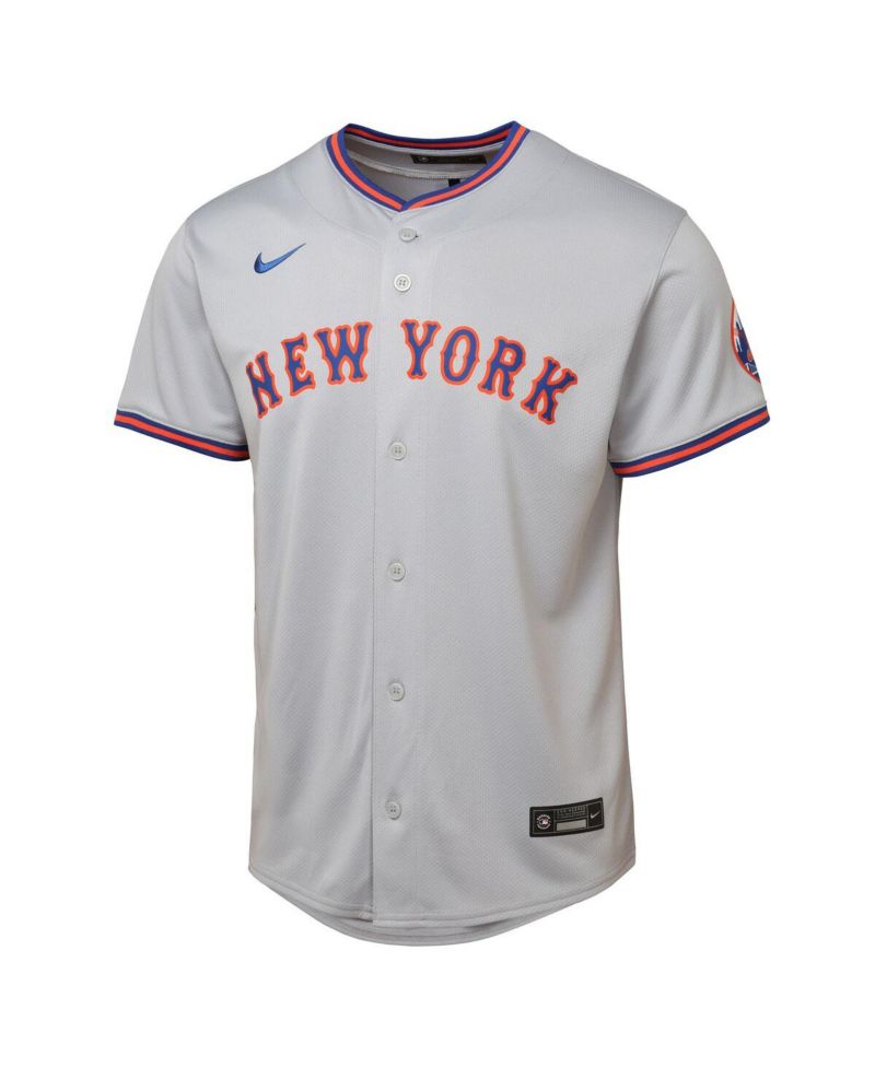 Big Boys and Girls Gray New York Mets Road Limited Jersey
