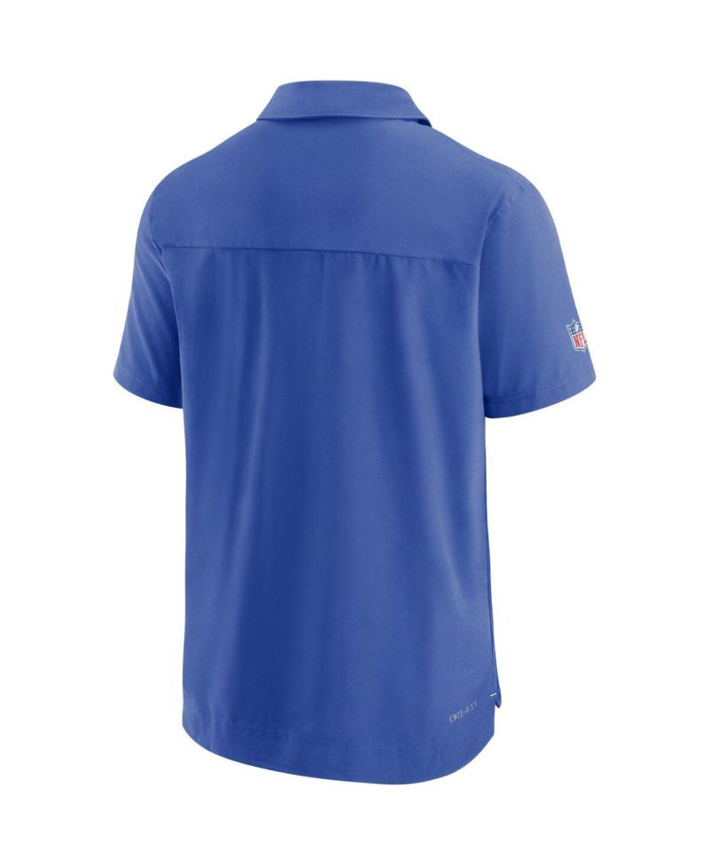 Men's Royal Indianapolis Colts Sideline Lockup Performance Polo