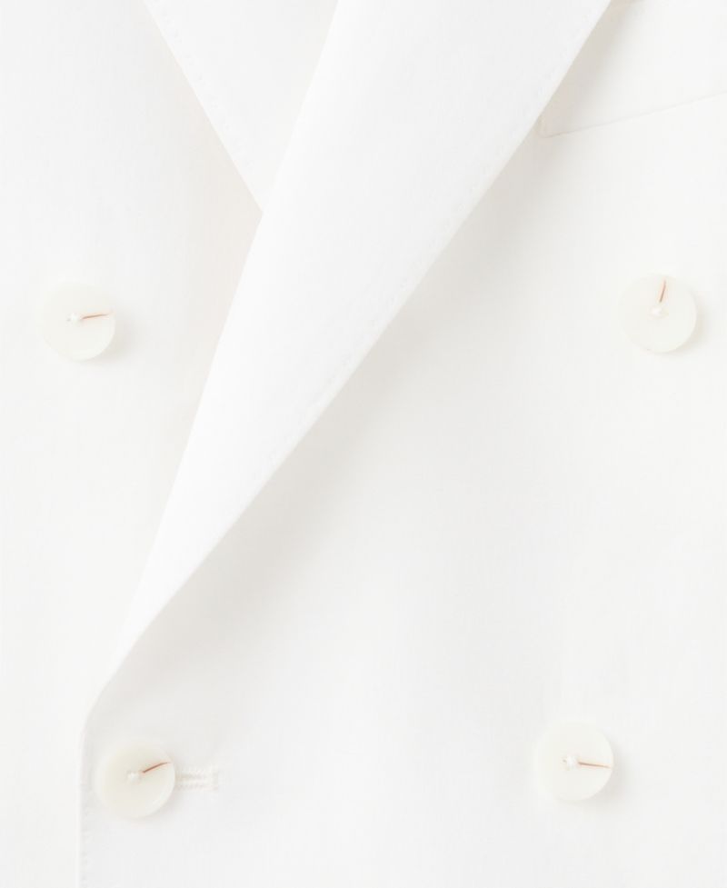 Men's Linen Lyocell Double-Breasted Suit Jacket