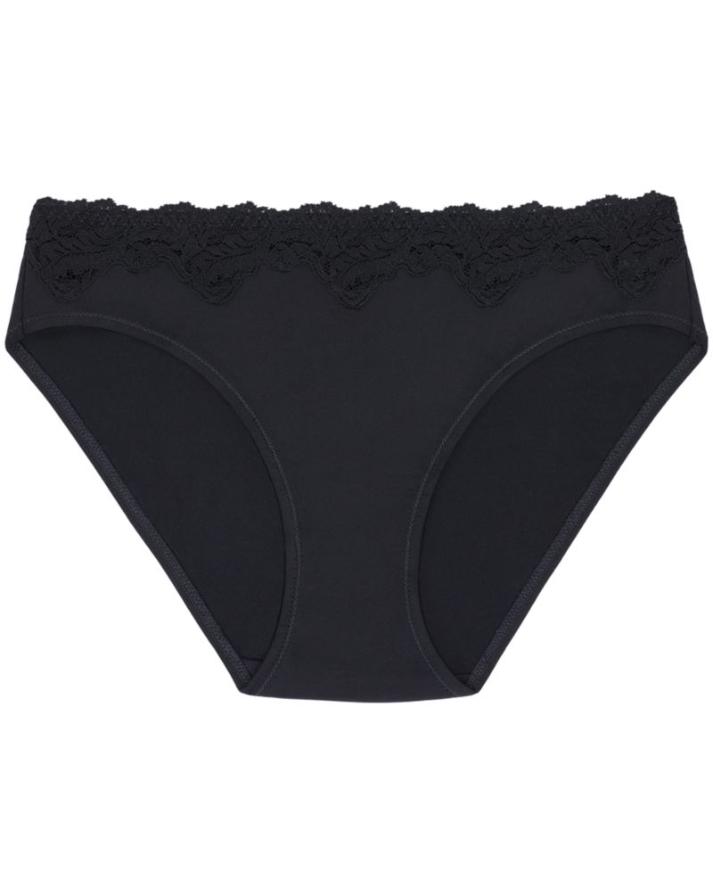 Women's Lace Allure Microfiber Bikini Panty