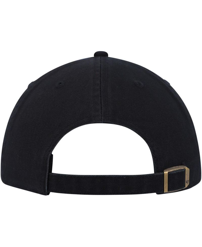 Men's Black New Jersey Devils Clean Up Adjustable Hat