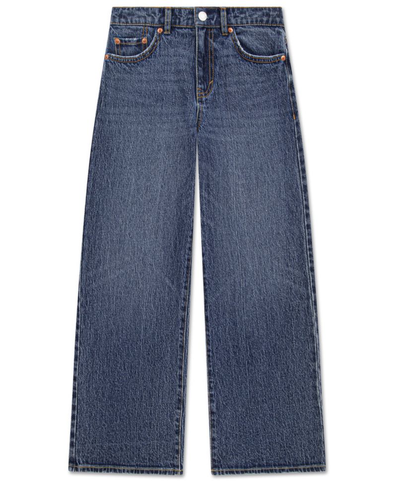 Girls' 7-16 High Rise Baggy Jeans
