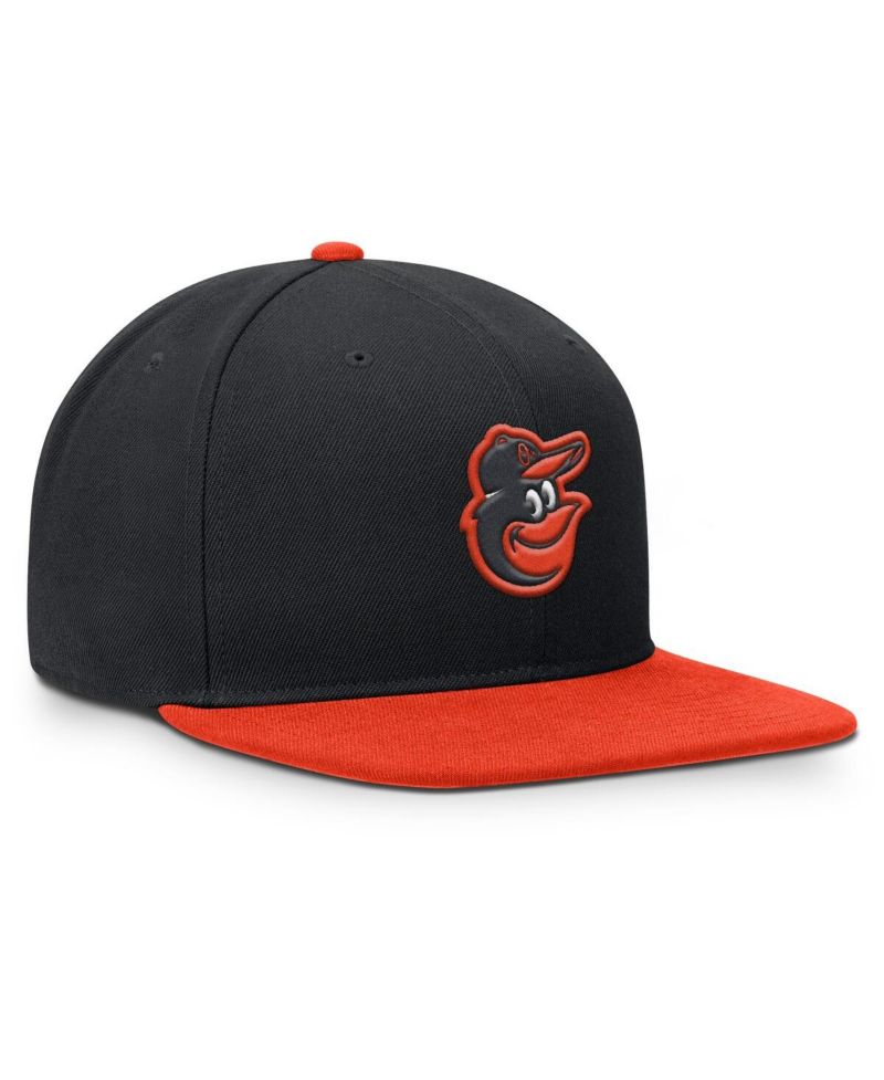 Men's Black/Orange Baltimore Orioles Primetime Pro Dri-FIT Snapback Hat