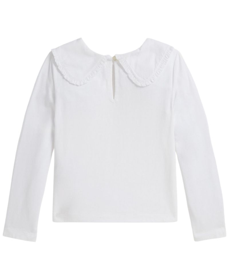 Girls' 2T-6X Ruffled Jersey T-Shirt