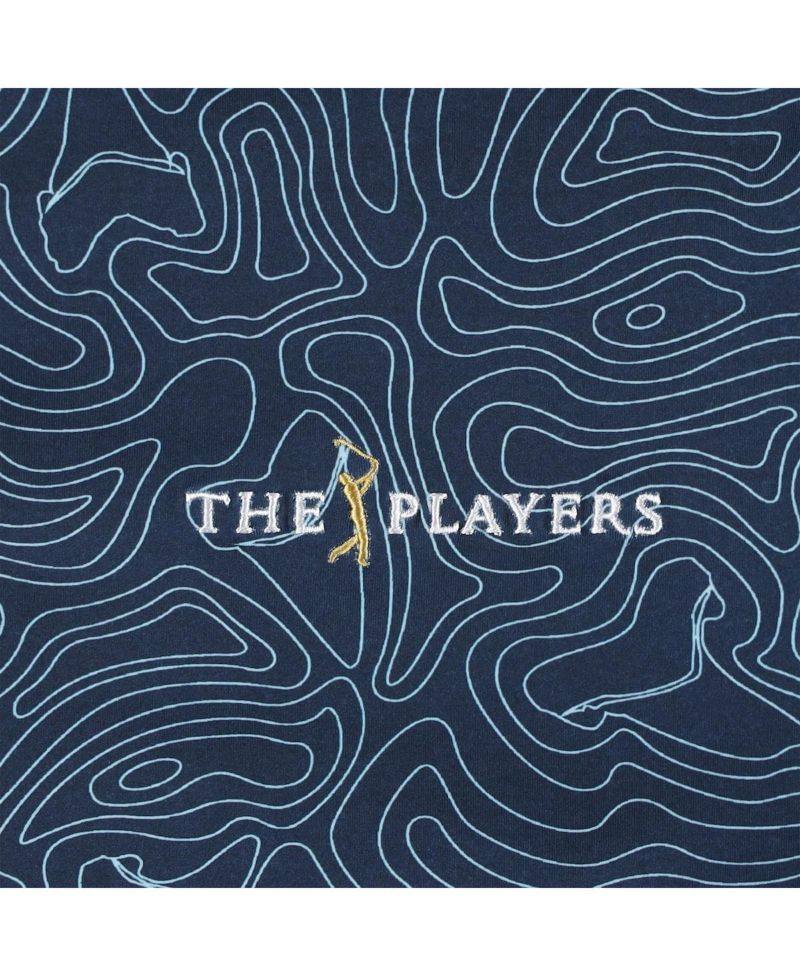 Men's Navy The Players Toothy Topo Polo Shirt