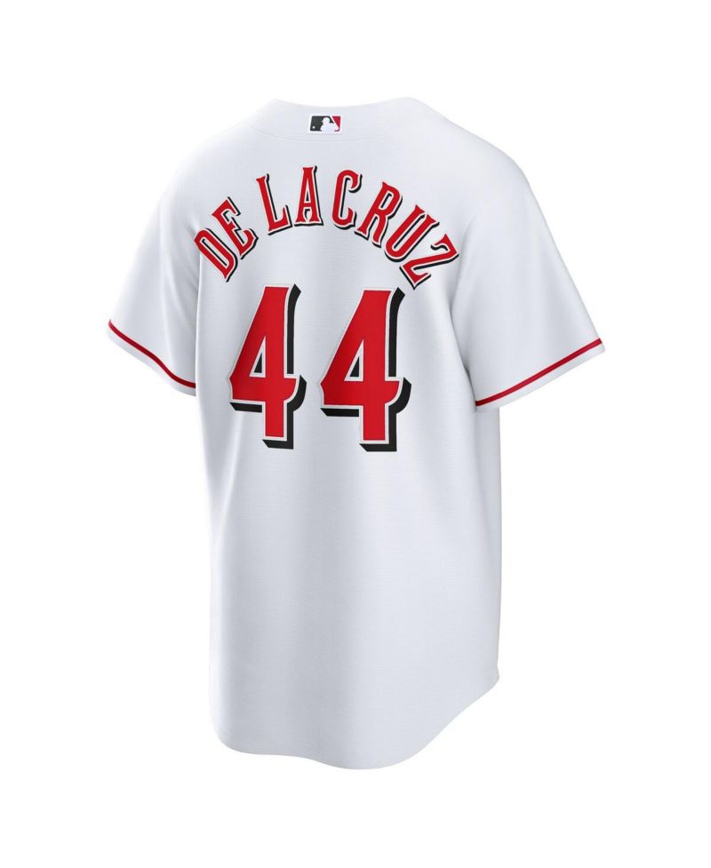 Men's Elly De La Cruz White Cincinnati Reds Alternate 2 Replica 2.0 Player Jersey