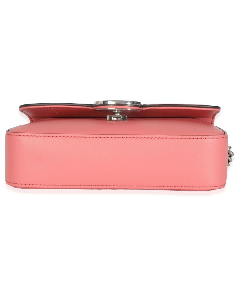 Pink Senna Calfskin Petite GG Top Handle Shoulder Bag