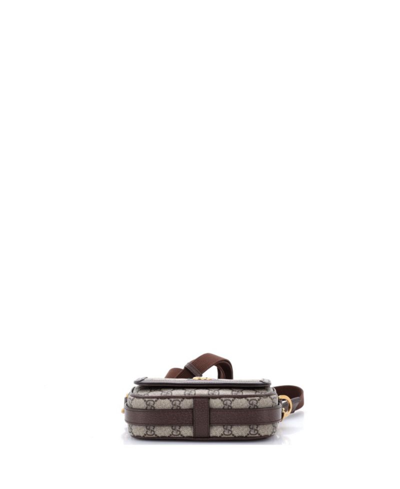 Mini Ophidia Flap Convertible Shoulder Bag GG Coated Canvas