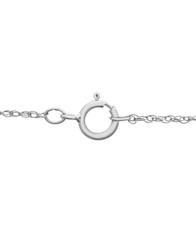 Diamond Star of David 18" Pendant Necklace (1/10 ct. t.w.) in 10k White or Yellow Gold