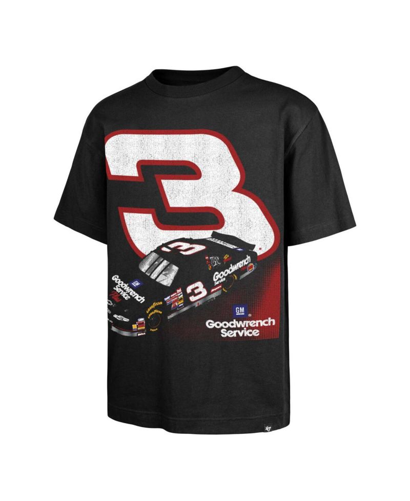 Men's Black Richard Childress Racing 3 Race Day Foundation Heavyweight T-Shirt