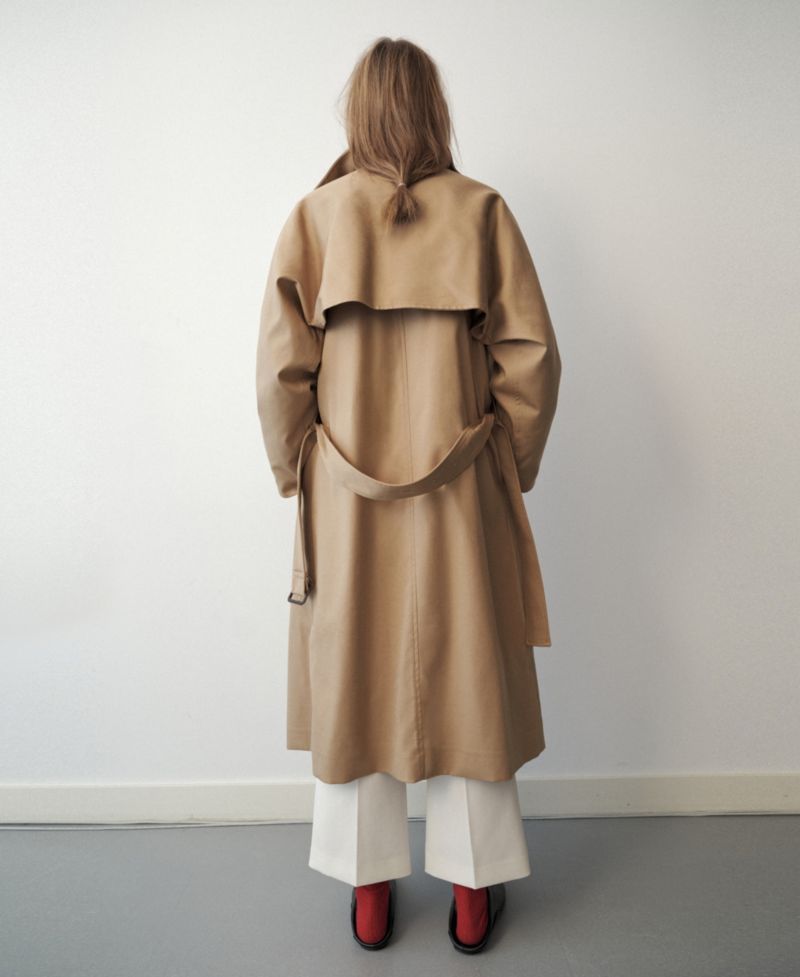 Women's Selection Long Double-Breasted Trench Coat