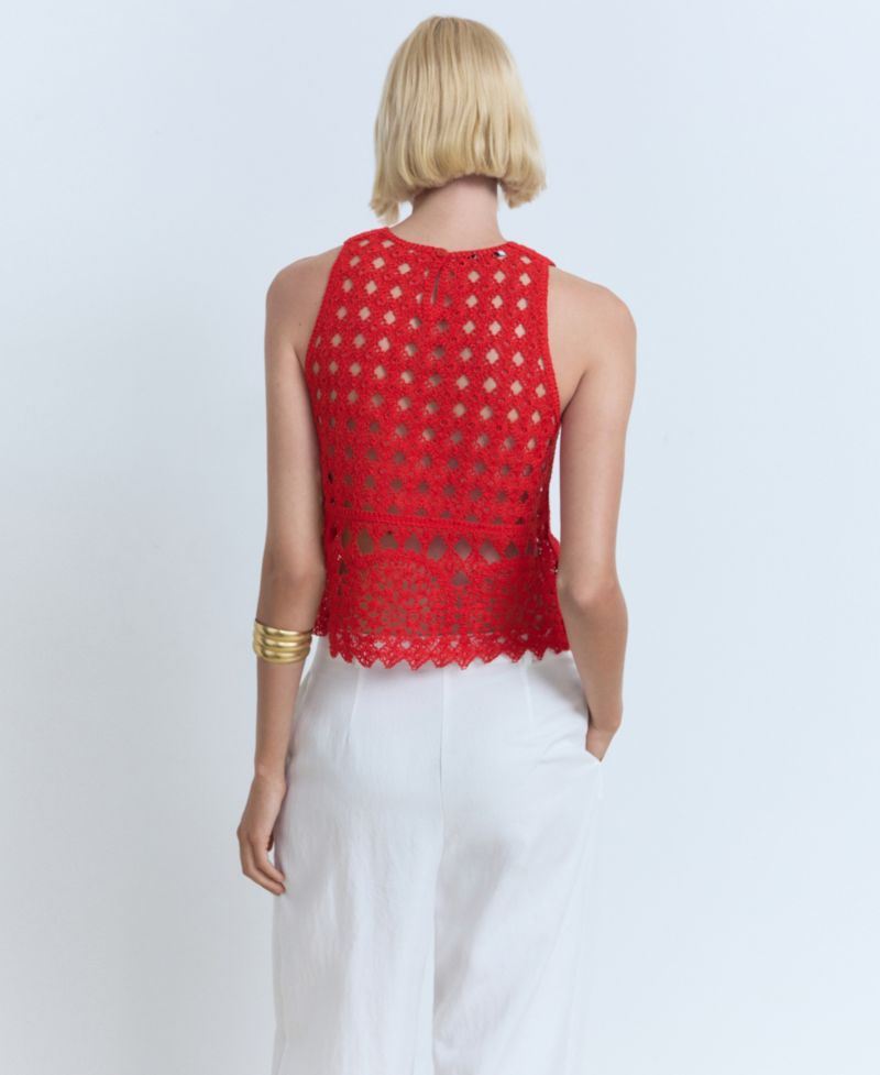 Women's Crochet Knitted Top