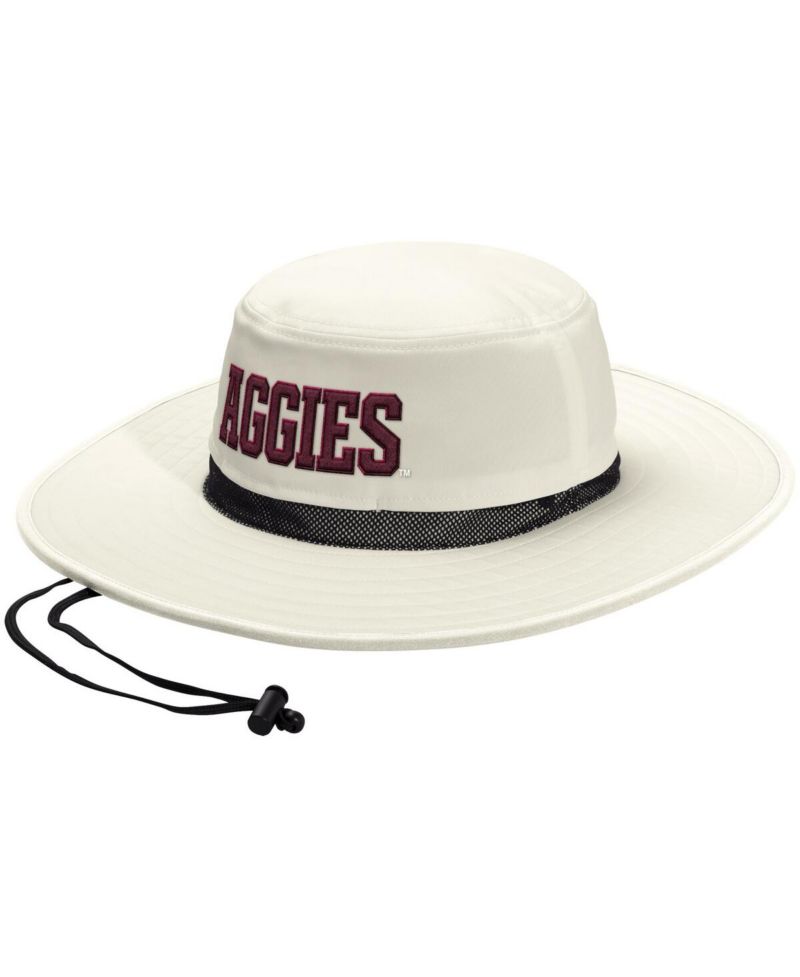 Men's and Women's Cream Texas A&M Aggies Wide Brim Boonie Bucket Hat