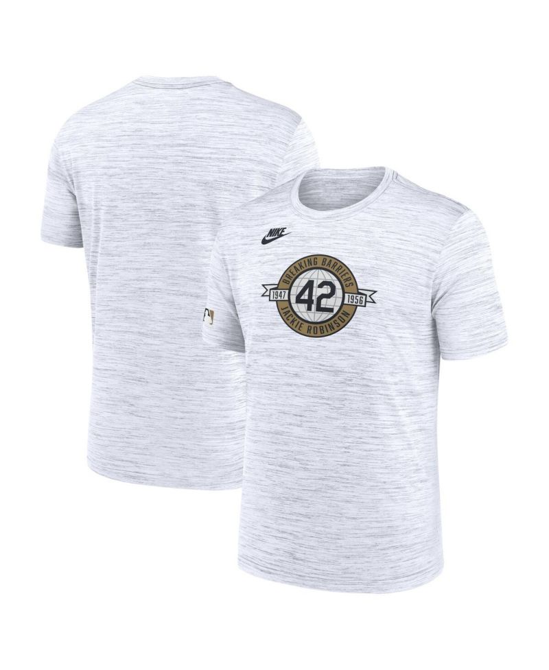 Men's White Brooklyn Dodgers 2026 Jackie Robinson Day Velocity Dri-FIT T-Shirt