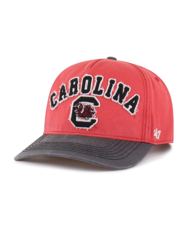 Men's and Women's '47 Red/Black South Carolina Gamecocks Well-Worn Calderwood Hitch Adjustable Hat