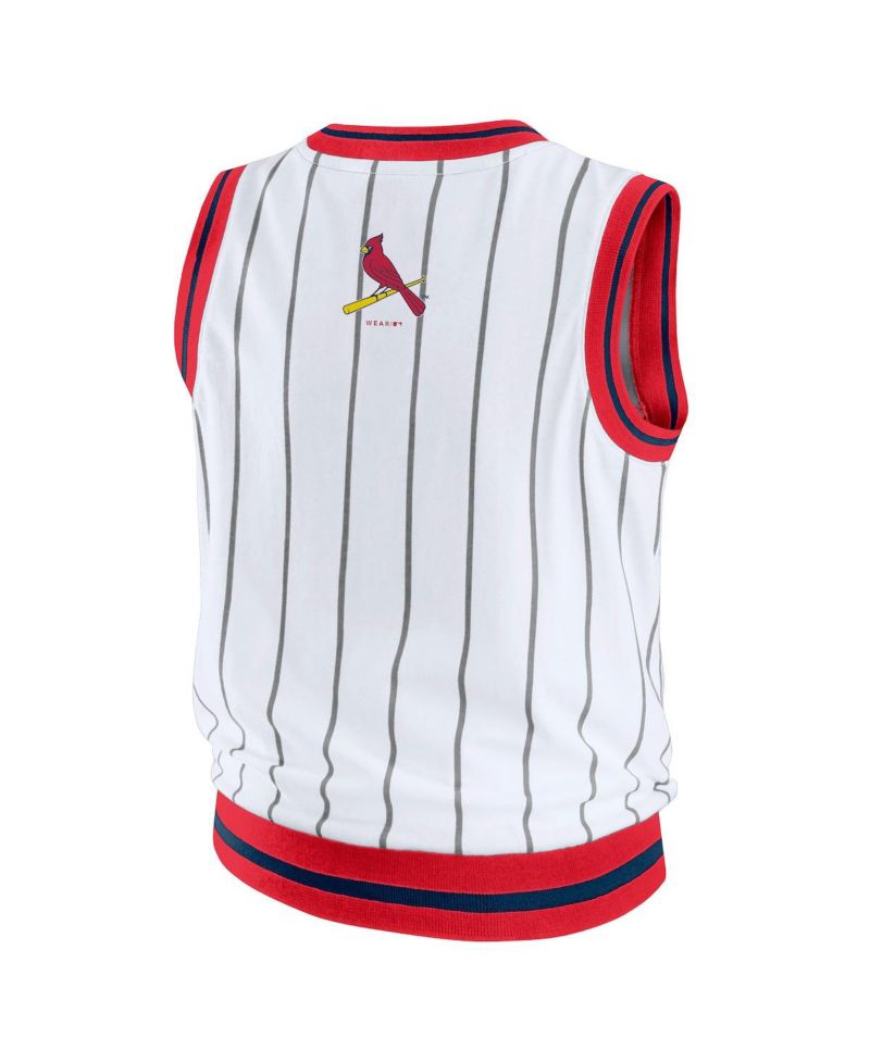 Women's White St. Louis Cardinals Sporty Tank Top