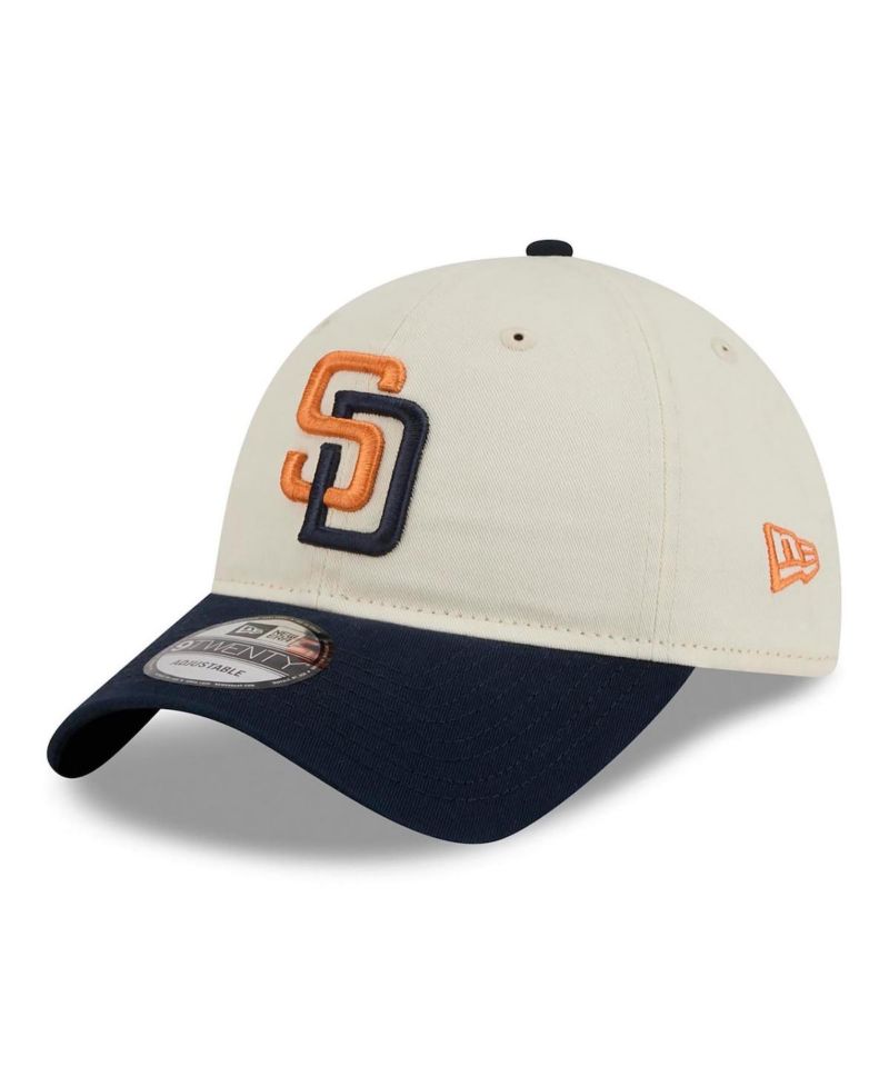 Men's Cream/Obsidian San Diego Padres 2026 City Connect 9TWENTY Adjustable Hat