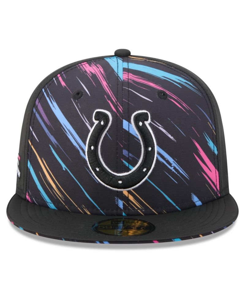 Men's Black Indianapolis Colts 2026 NFL Cruical Catch 59FIFTY Fitted Hat