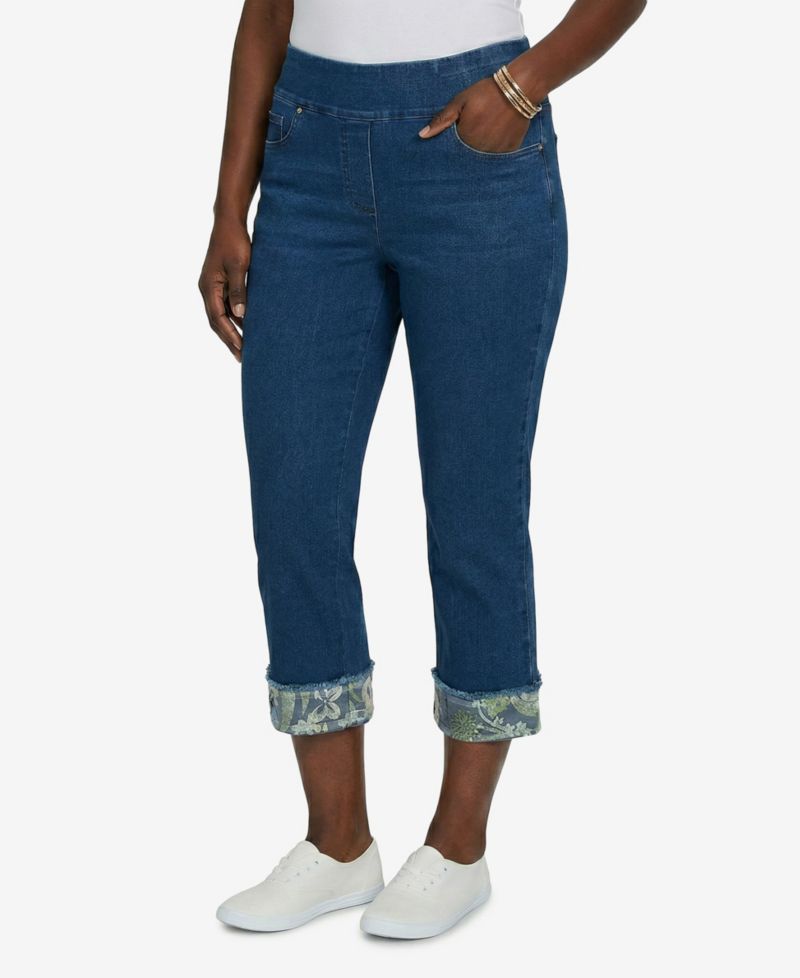 Petite Sequin Embellished Ankle Jeans