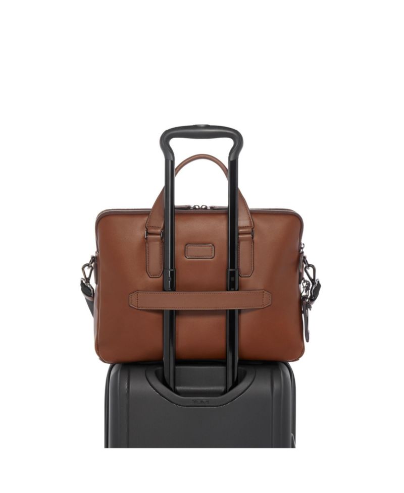Men's Harrison Sycamore Slim Brief Leather Bag