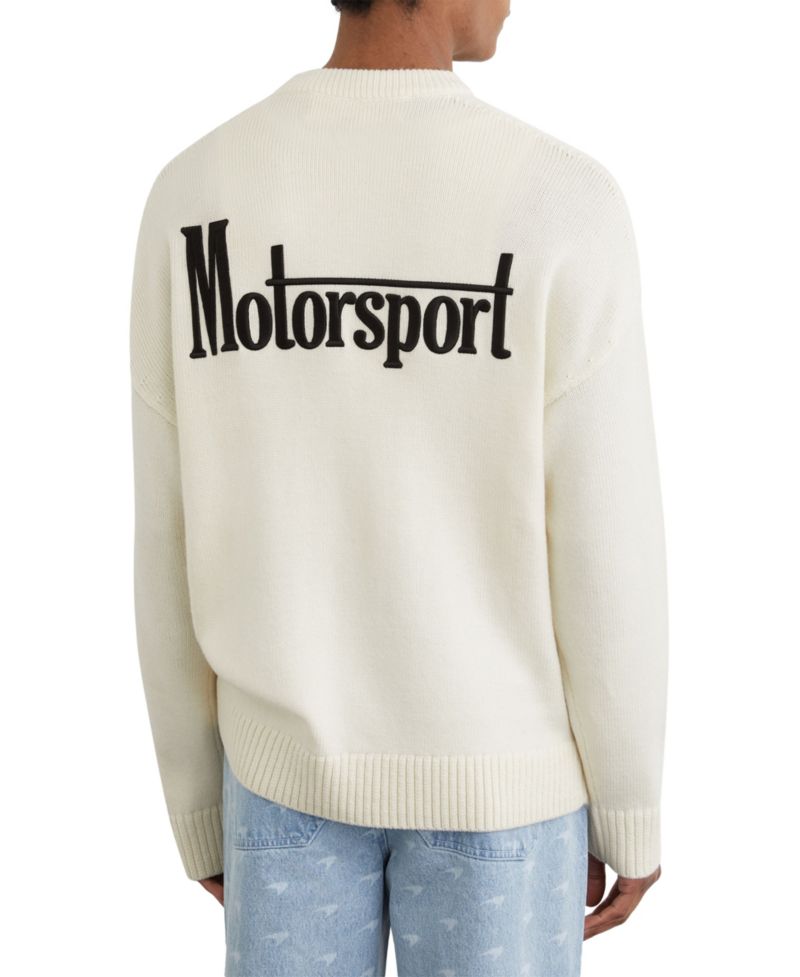 Men's Maddox Merino Wool McLaren Racing Crewneck Sweater