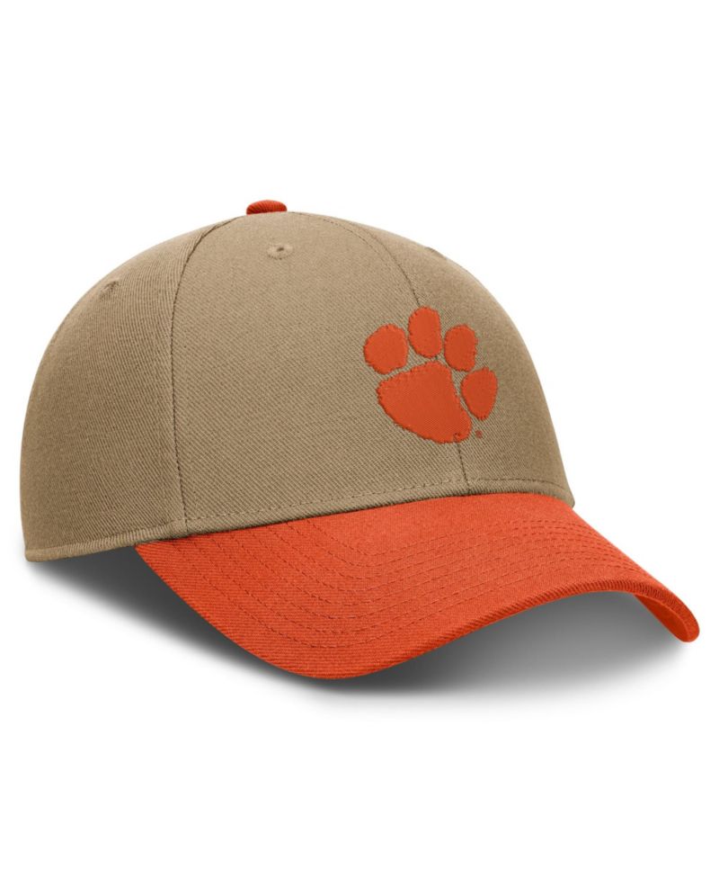 Men's and Women's Beige/Orange Clemson Tigers Primetime Rise Dri-FIT Adjustable Hat