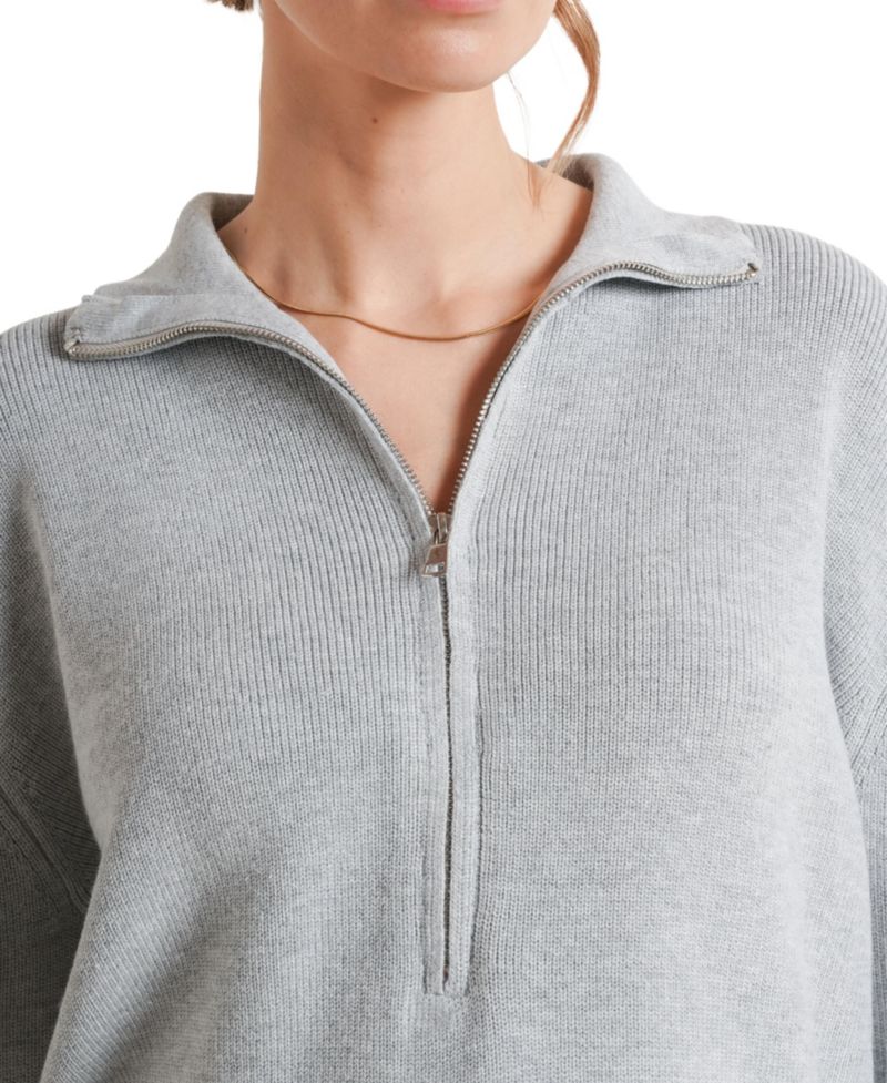 Women's Blaire Maternity Half-Zip Sweater