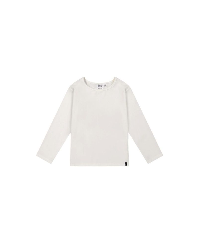 Big Girls 6 -14 Brushed Rib Crew Neck Top
