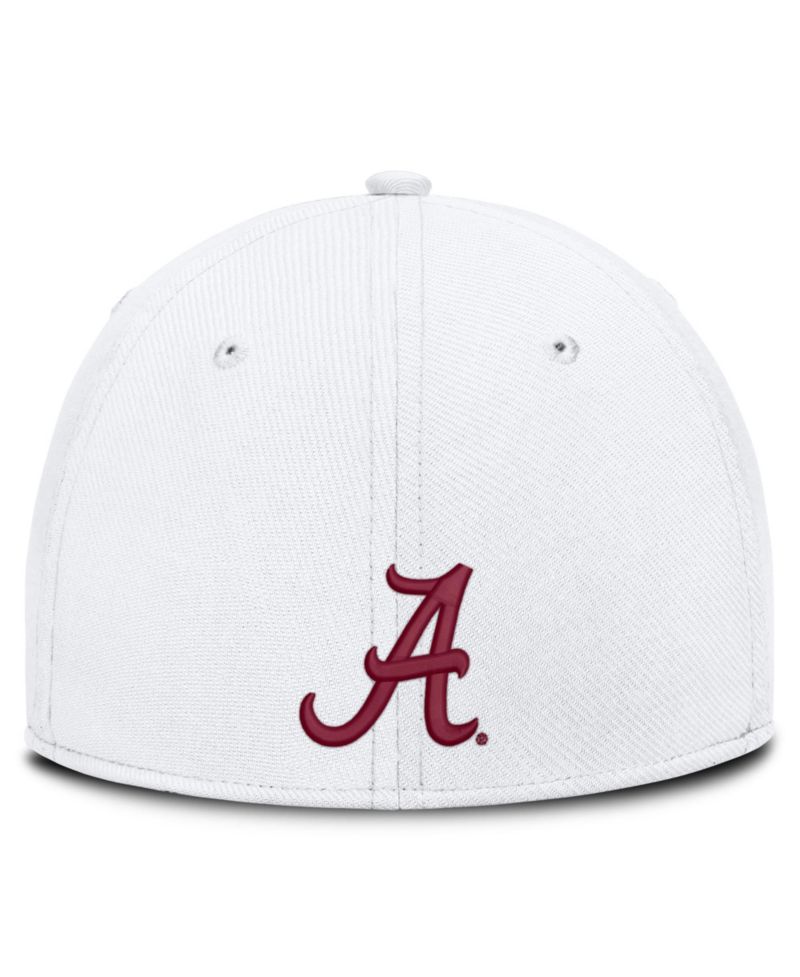 Men's White Alabama Crimson Tide Game Day Rise Swooshflex Hat
