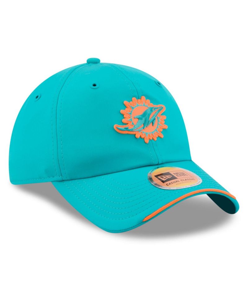 Men's Aqua Miami Dolphins 2026 Sideline Casual Classic Adjustable Hat