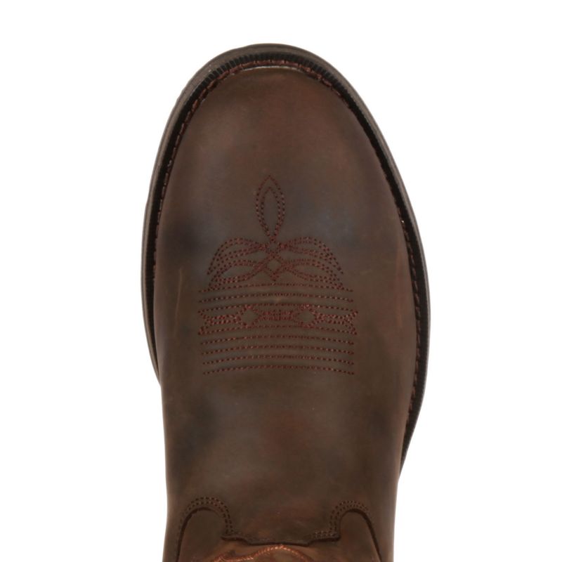 Men's Rebel by Chocolate Pull-On Western Boot
