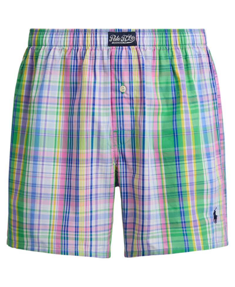 Men's Plaid Woven Boxer Briefs