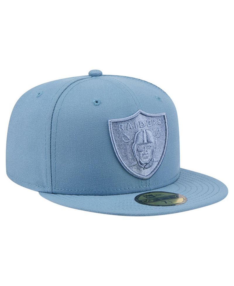 Men's Blue Las Vegas Raiders Color Pack 59FIFTY Fitted Hat