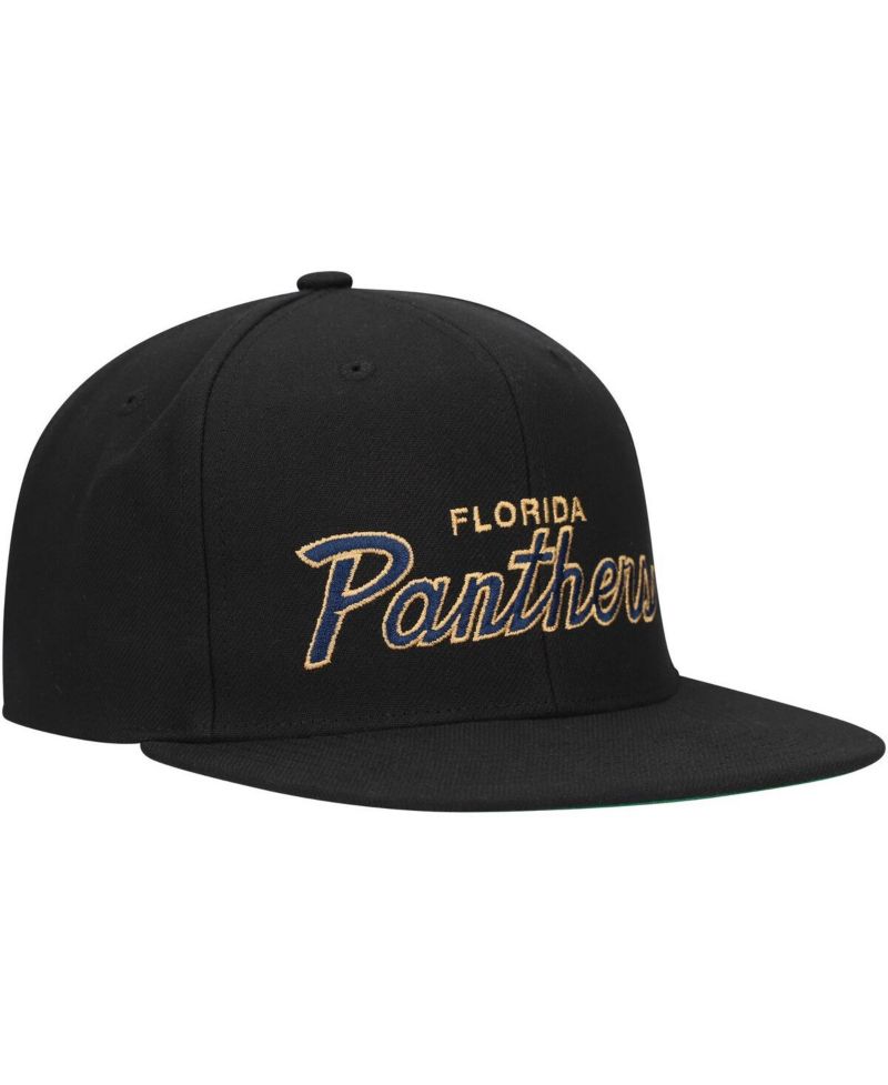 Mitchell Ness Men's Florida Panthers Core Team Script 2.0 Snapback Hat