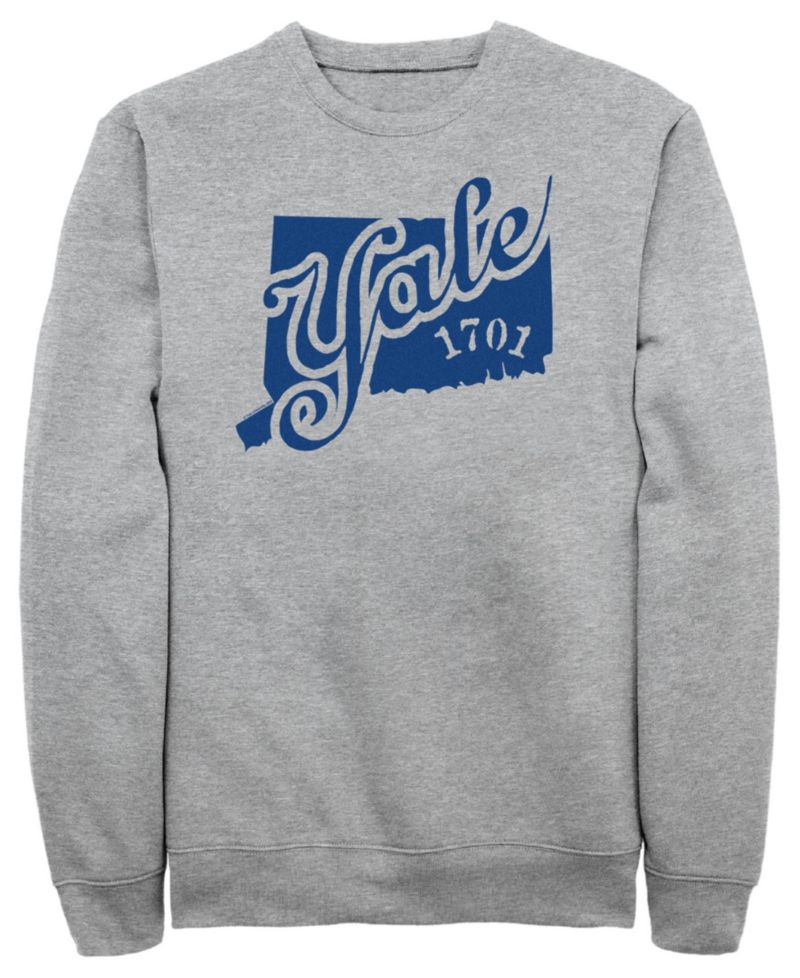 Men's Disney Pixar Yale 1701 Logo Graphic Crewneck Sweatshirt