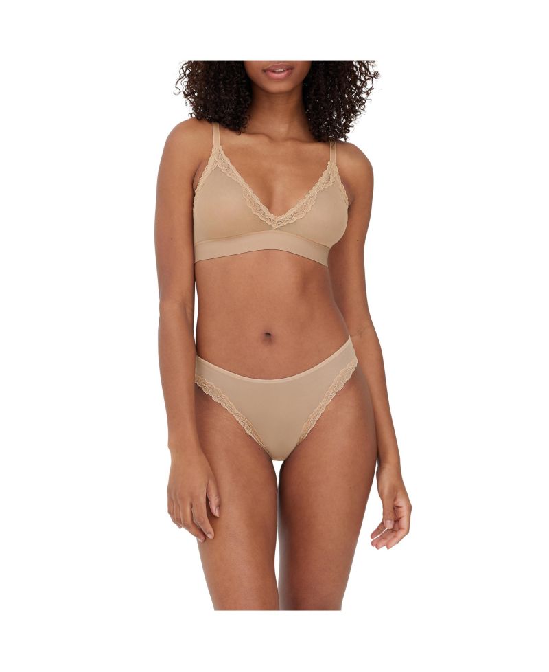 Women's Passion Mesh Lace Trim Chikini
