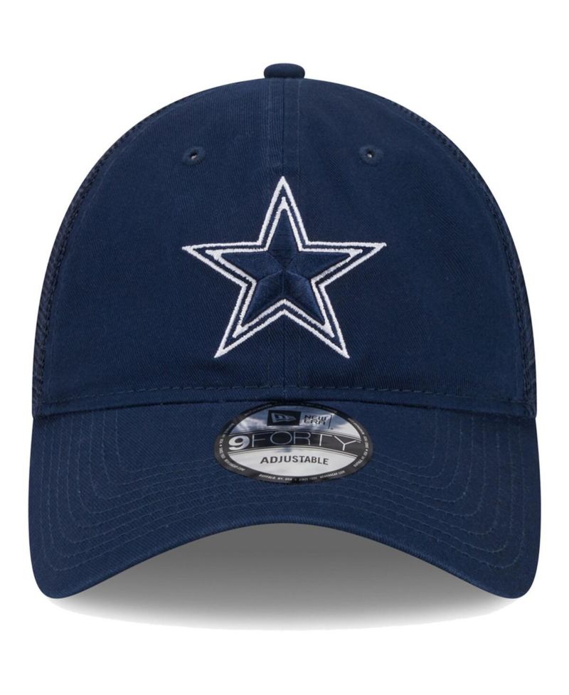 Men's Navy Dallas Cowboys Distinct 9TWENTY Adjustable Hat