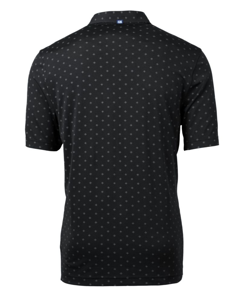 Men's Virtue Eco Pique Tile Print Recycled Polo Shirt