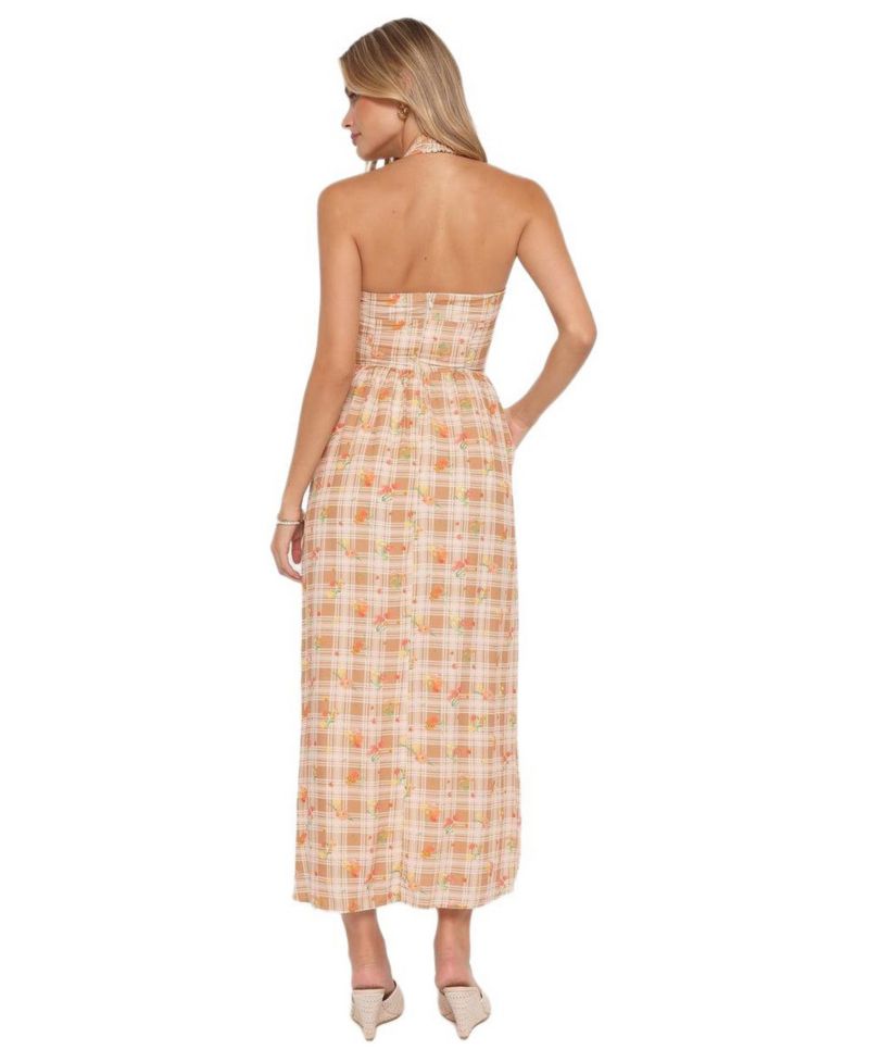 Women's Gemini Halterneck Maxi Dress