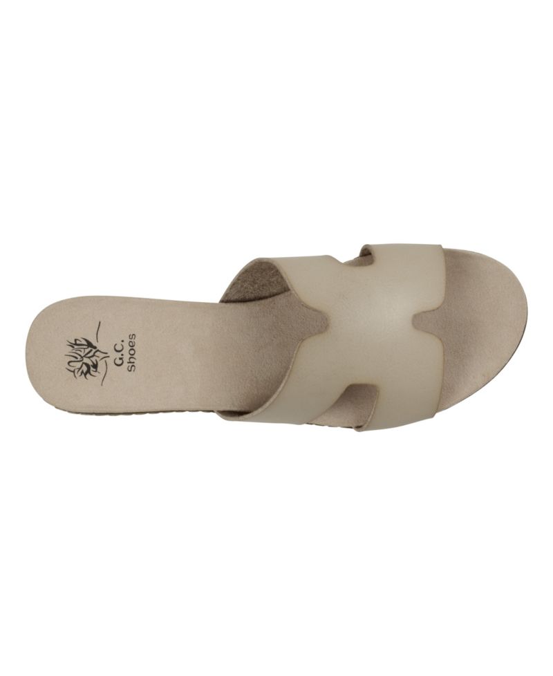 Women's Nellie Cut Out Slide Flat Sandals