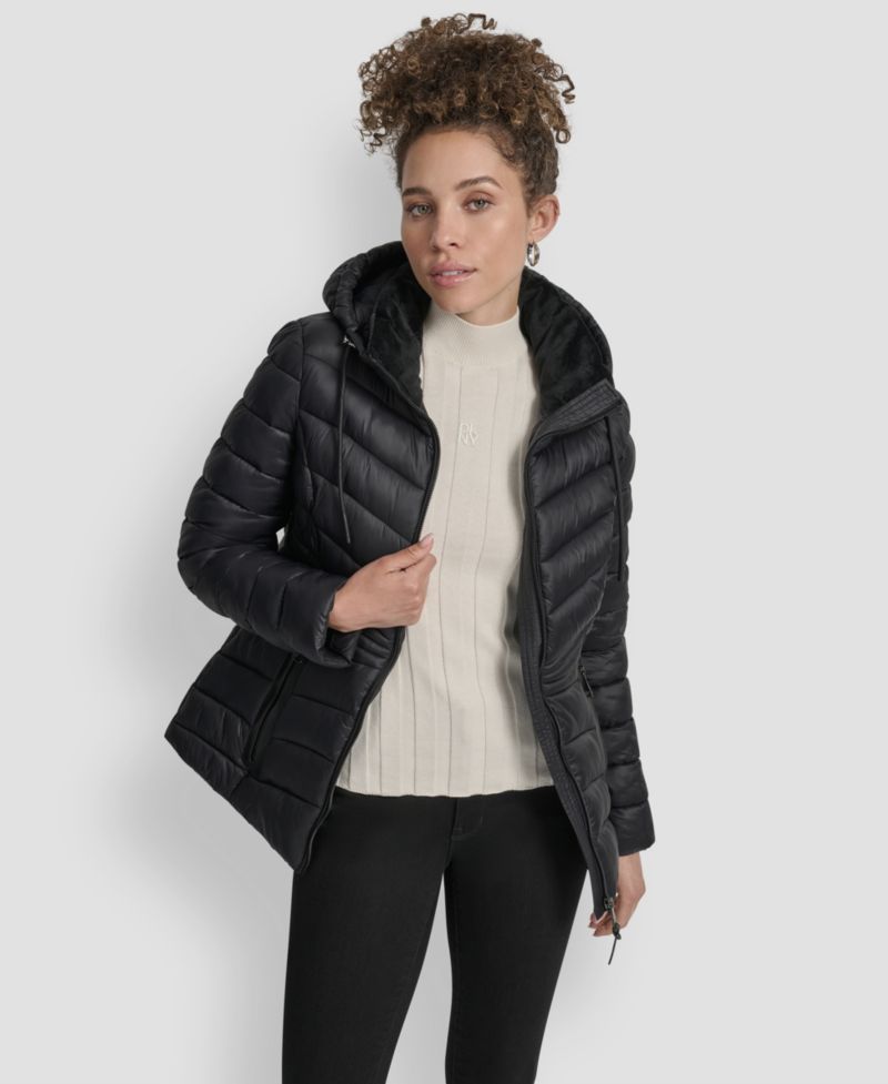 Women's Zipper-Front Coat
