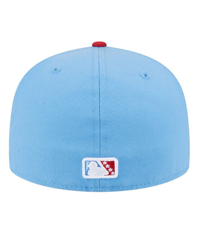 Men's Light Blue Corpus Christi Hooks Authentic Collection 59FIFTY Fitted Hat