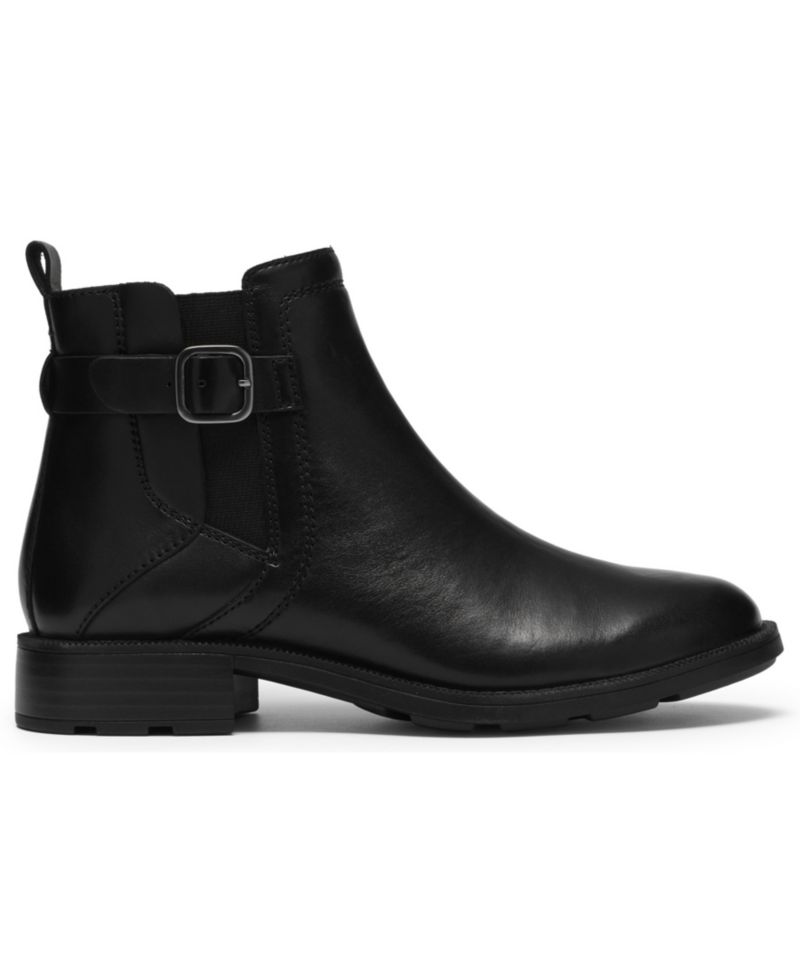 Women's Adalynn West Buckle Round Toe Booties