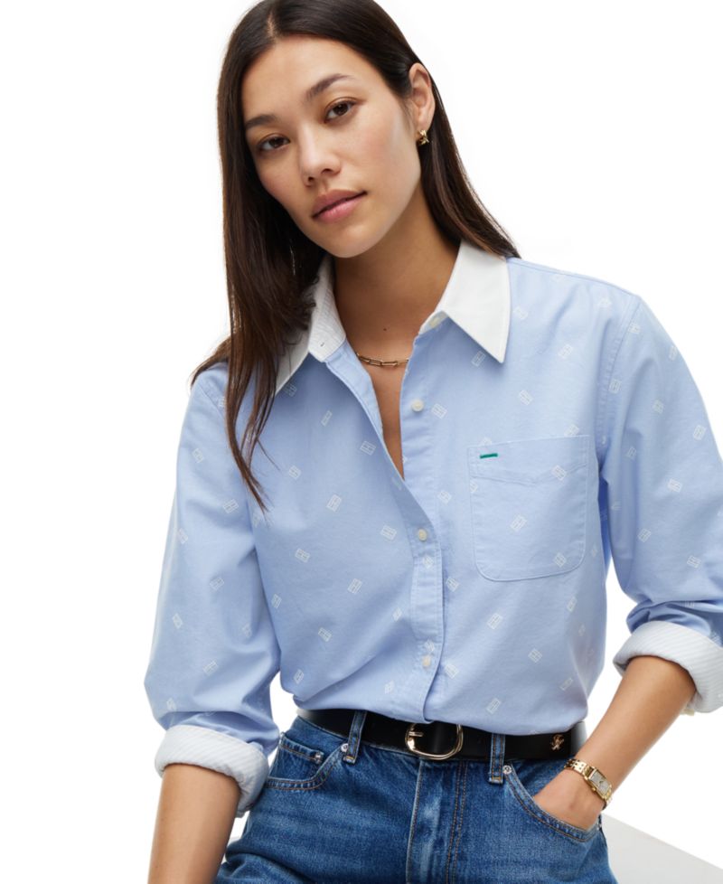 Women's American Icons Critter Long-Sleeve Oxford Shirt