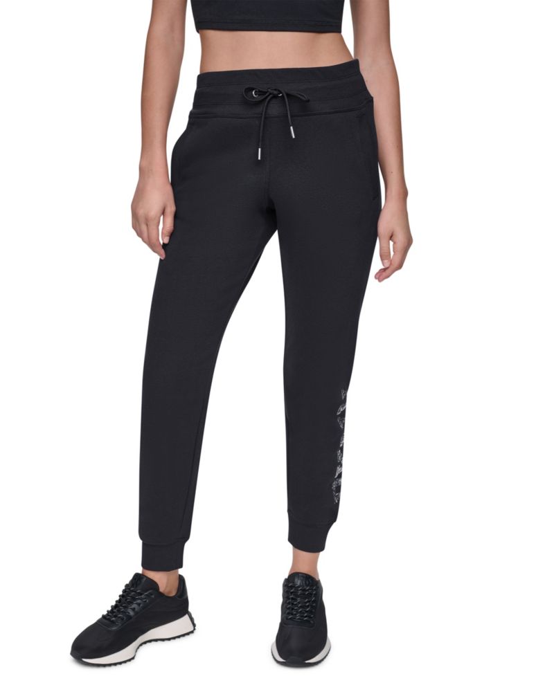 Women's Sequin Mid-Rise Joggers